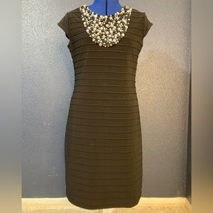 Collections by Dress Barn bedazzled dress, black, size 12